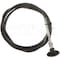 Motormite CONTROL CABLES WITH 2 IN BLACK KNOB 10 F 55198 - alternate 1